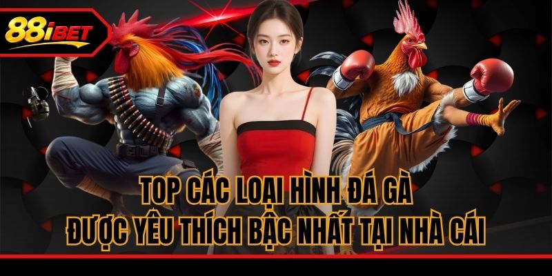 Top các loại hình đá gà được yêu thích bậc nhất tại nhà cái